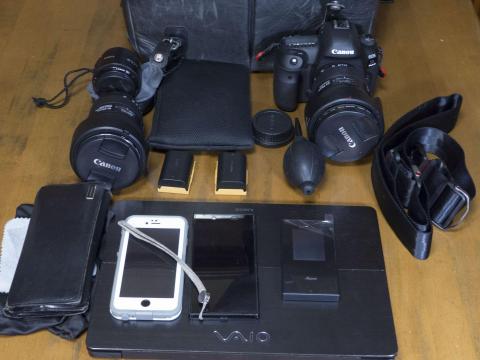 バックの収納物