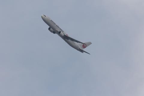 上昇中のJL777