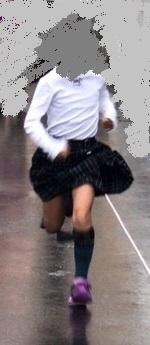 スカートが跳ねているくらい躍動感が出たかな