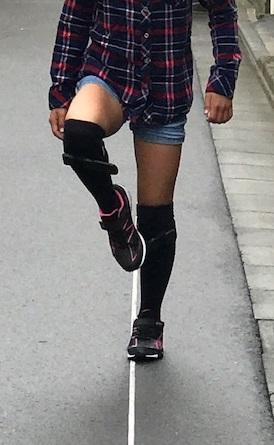 ダッシュビートに触れることを意識して歩いてみる。ちょっと無理やりですね