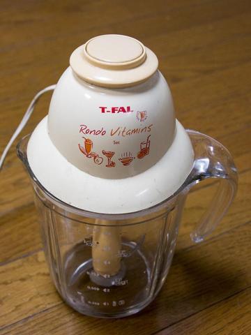 故障したミキサー