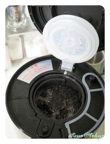 コーヒー粉から淹れた時