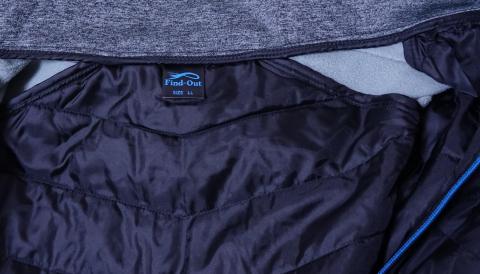 肩・袖部分はフリースで暖かい