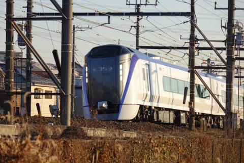 新型あずさの一番列車見てきました!