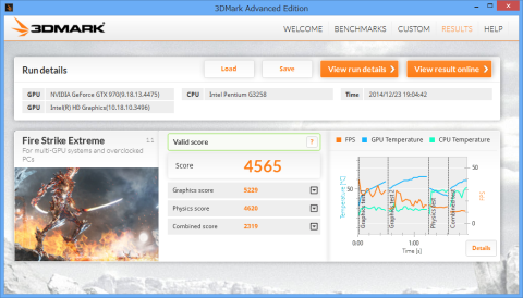 FF14 Fire Strike Extremeスコア