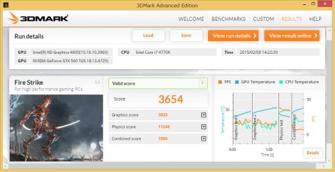 3DMARK FIRE STRIKEスコア