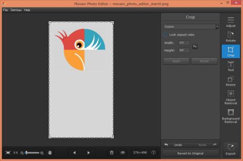 切り抜きエリアの縦横比