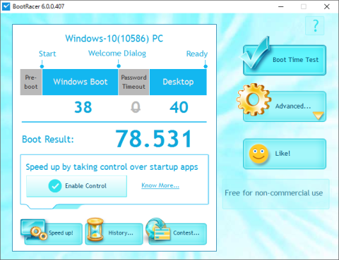 Windowsブート時間
