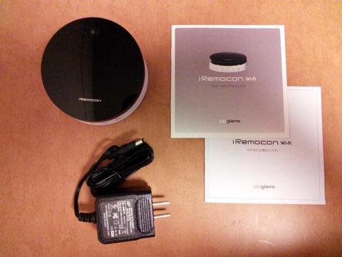 本体、ACアダプタ、説明書等が付属