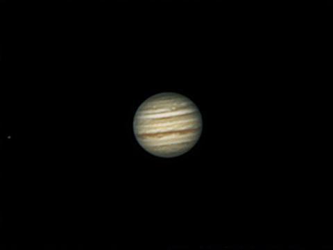 初めて撮影した木星