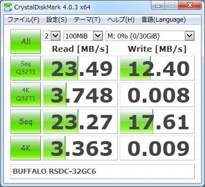 Crystal Disk Mark 4.0.3
