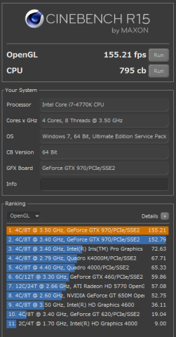 ▲Core i7-4770K+GeForce GTX 970