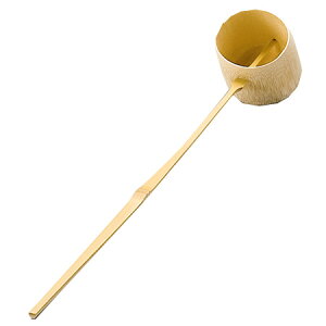 ▲柄杓はこんな感じ。意外と小さいものです