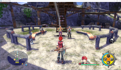 ▲ある程度形になった段階の「漂流村」