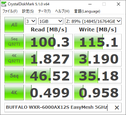 ▲エージェント直下からの速度計測