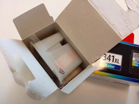 箱をあけたところ