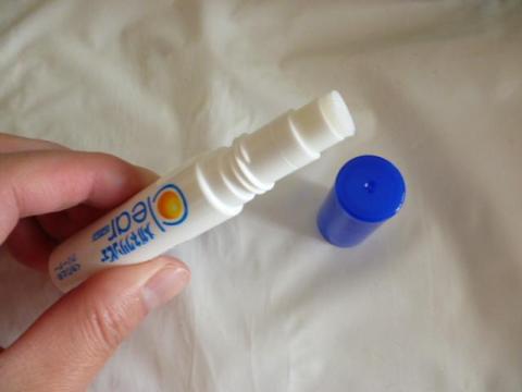 キャップを外したところ