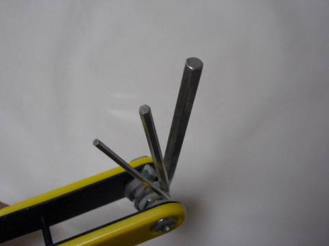 折り込み6角棒レンチ(使用感)