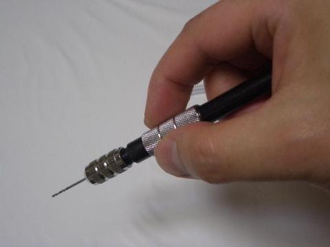 P-1 ピンバイス 精密工作用(持ち方)