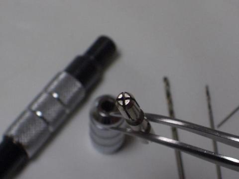 P-1 ピンバイス 精密工作用(チャック部 0.1mm)