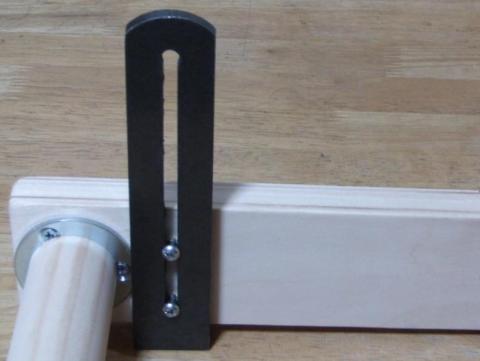 ホルダーにプレートを取り付け