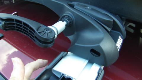 ウィングバーに固定