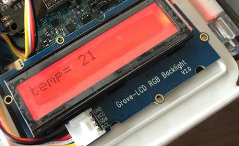 LCDに温度を表示