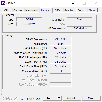 CPU-Z Memory