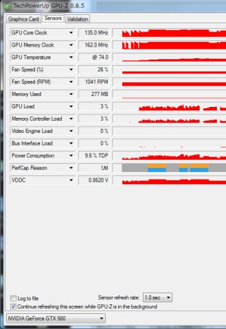 ピーク温度 空冷