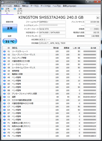 Kingston SHSS37A240G
