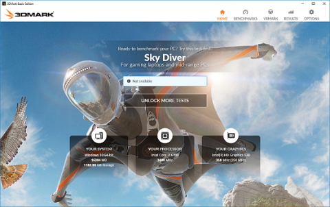 Intel HD Graphics 530 3DMark実行不可圧縮
