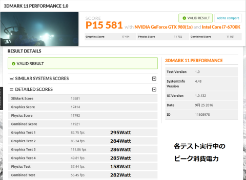 6700K 3DMark11 score