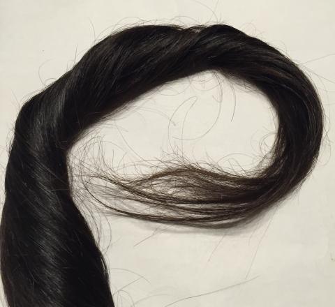 コンディショナーのみで完全乾燥後