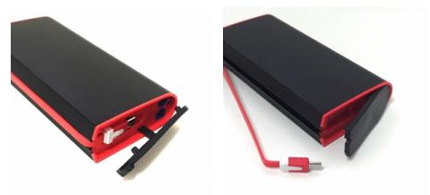 マイクロUSBケーブルだった!