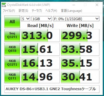 テスト2 1.2mケーブル