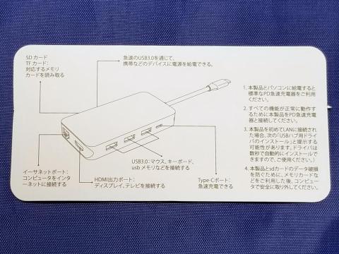 簡単なマニュアル
