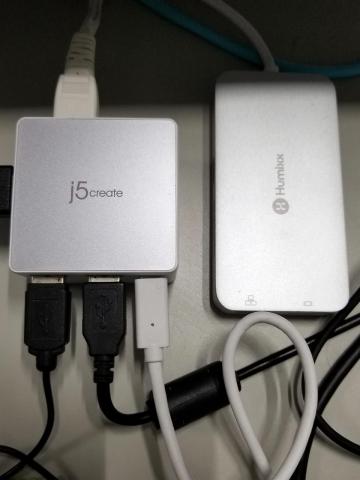 マルチハブとの大きさ比較