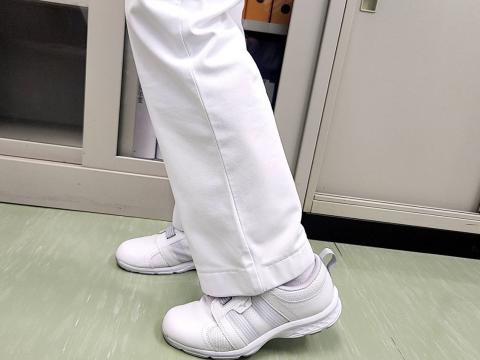 重心が前にあり、歩行がしやすい