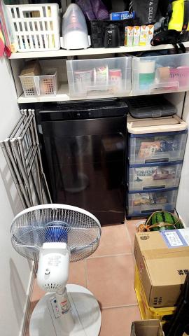 設置時は半日ぐらい放熱が多いので空気の循環を良くしておきます