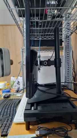 スッキリした感じで配線もしやすい