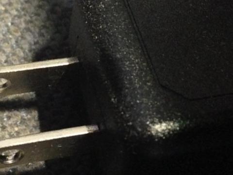 作業前のプラグ