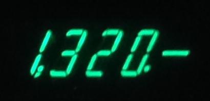 マイナスが右に出てくる