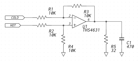 シミュレーション上の回路