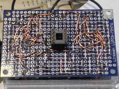 ハンダ面の様子