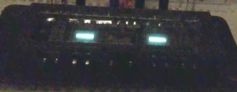 蛍光表示管と同様に光る