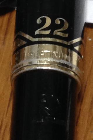 「22金でっせ!」と主張するように書かれている。同時期の他社にも見られた特徴