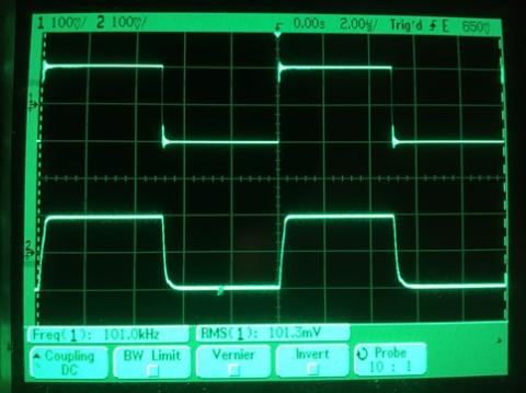 参考までにDIP版の過渡波形