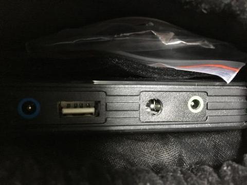 巾着袋に入れた様子