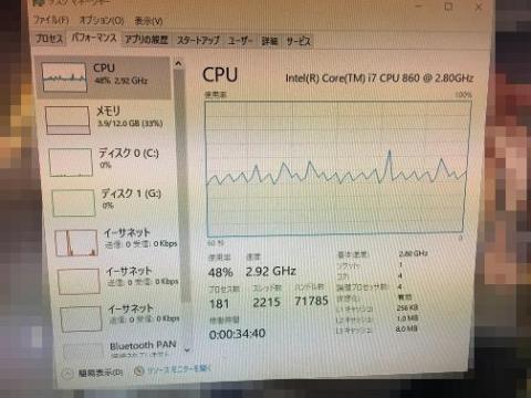 参考にGPU(GTX950)で再生したときの負荷(モニタ、動画ともフルHD)