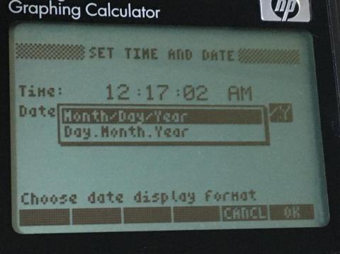 設定できるのは月日年または日月年だ